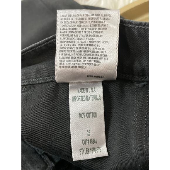 CITIZENS OF HUMANITY Leah Pant Vintage Black Size 25 - Picture 8 of 8